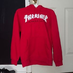 Red Thrasher hoodie